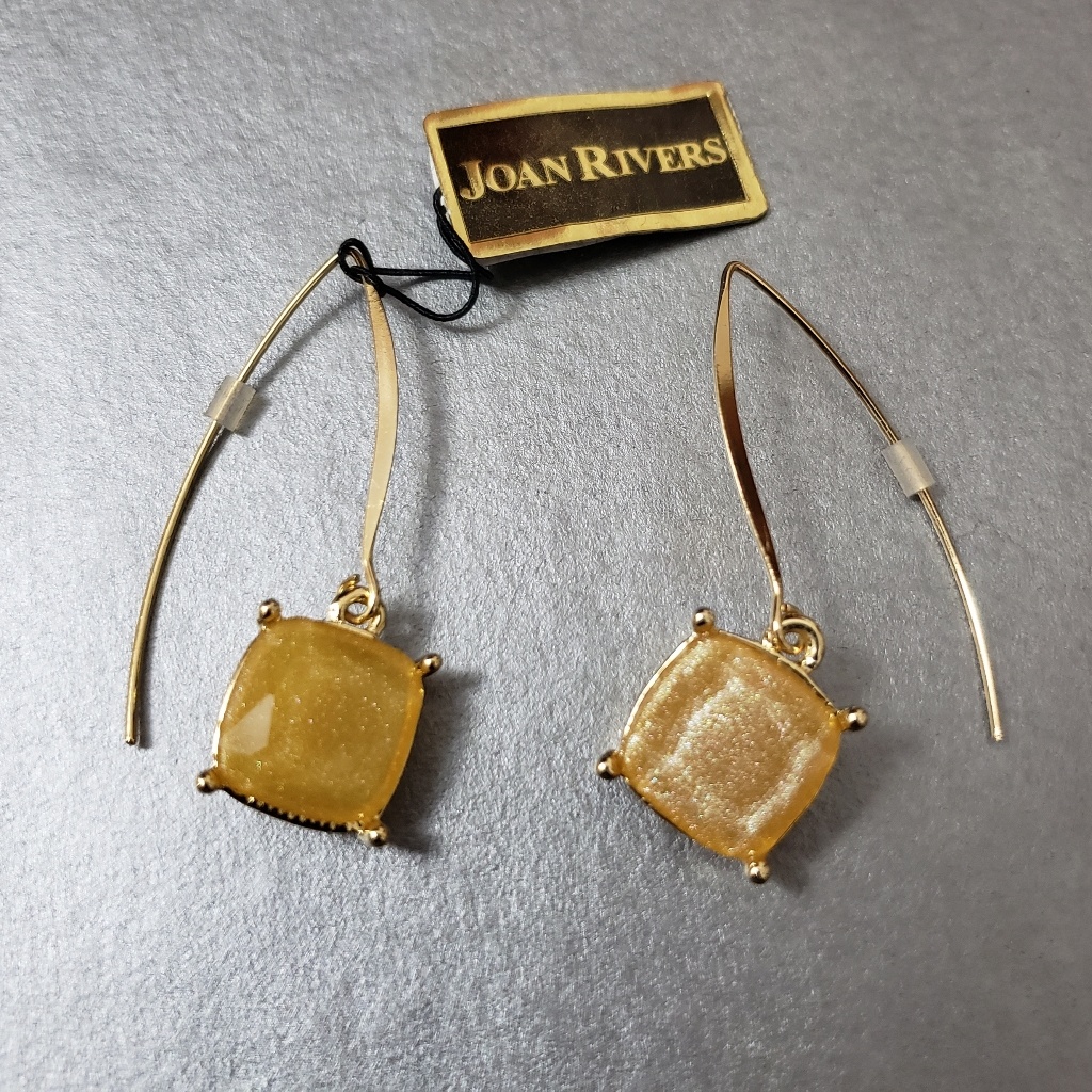 Joan Rivers Earrings Pumpkin Drop Dangle Earrings 17$